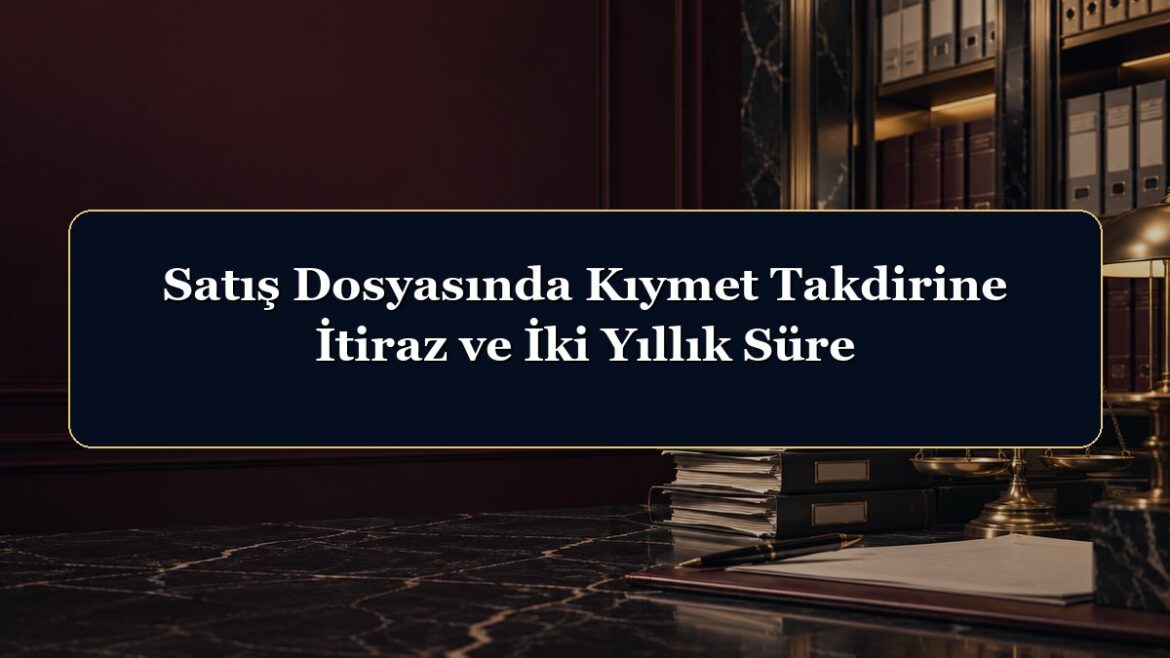 Satış Dosyasında Kıymet Takdirine İtiraz ve İki Yıllık Süre