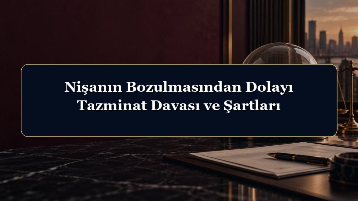 Nişanın Bozulmasından Dolayı Tazminat Davası ve Şartları