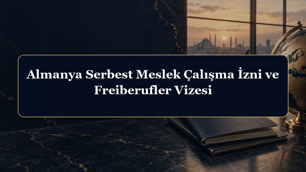 Almanya Serbest Meslek Çalışma İzni ve Freiberufler Vizesi