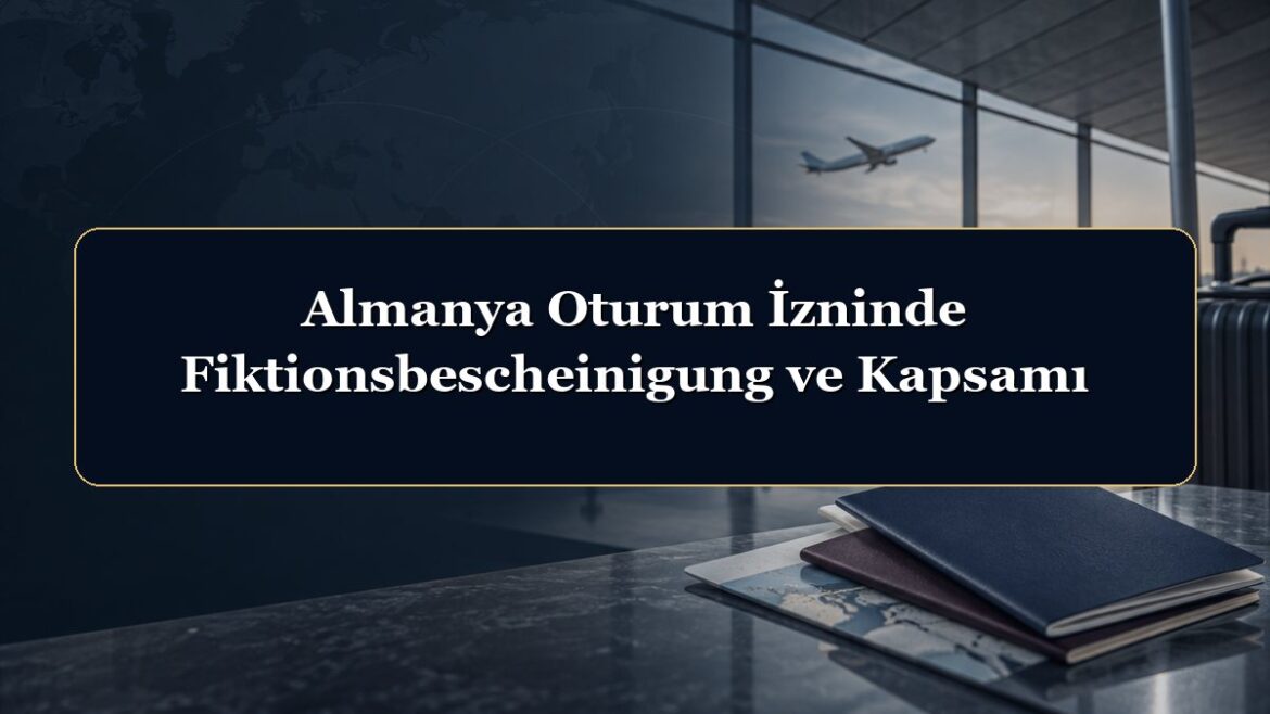 Almanya Oturum İzninde Fiktionsbescheinigung ve Kapsamı