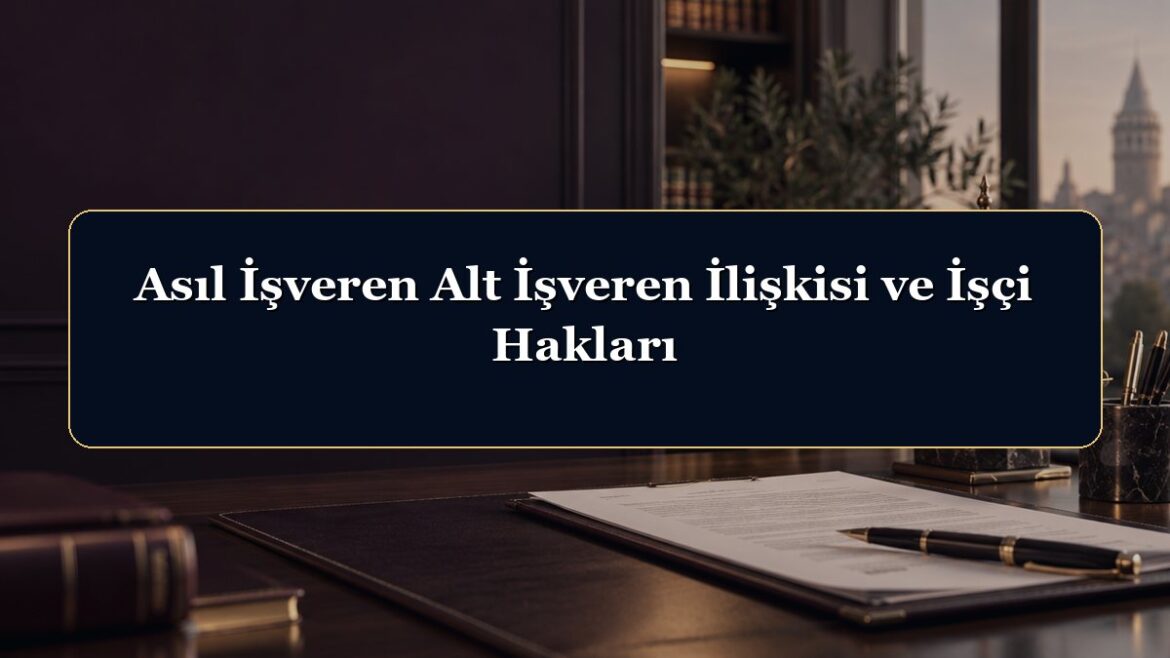 Asıl İşveren Alt İşveren İlişkisi ve İşçi Hakları