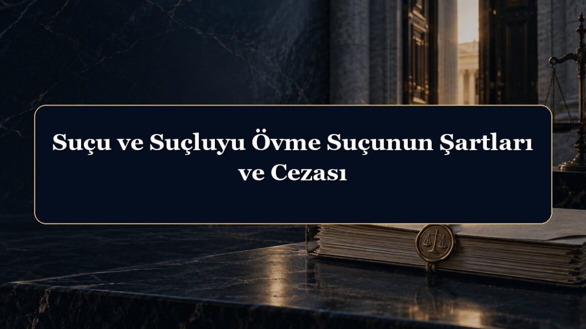 Suçu ve Suçluyu Övme Suçunun Şartları ve Cezası