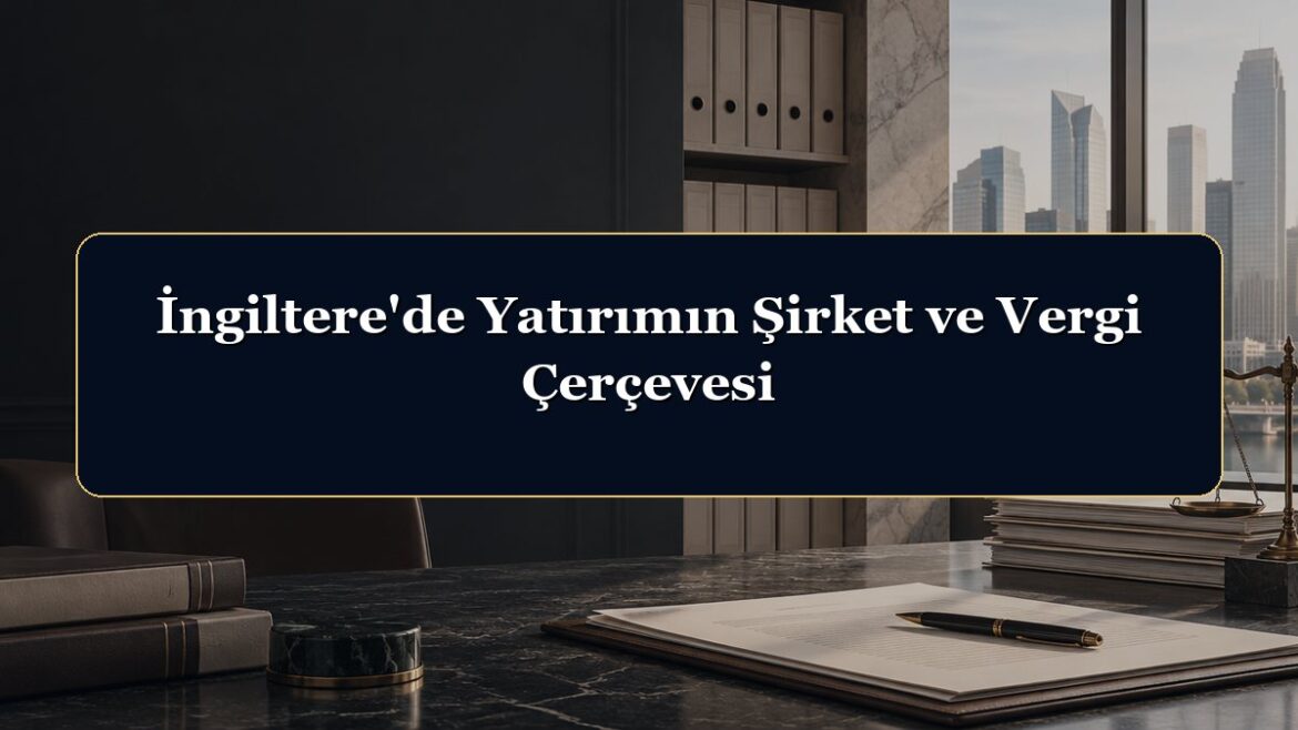 İngiltere'de Yatırımın Şirket ve Vergi Çerçevesi