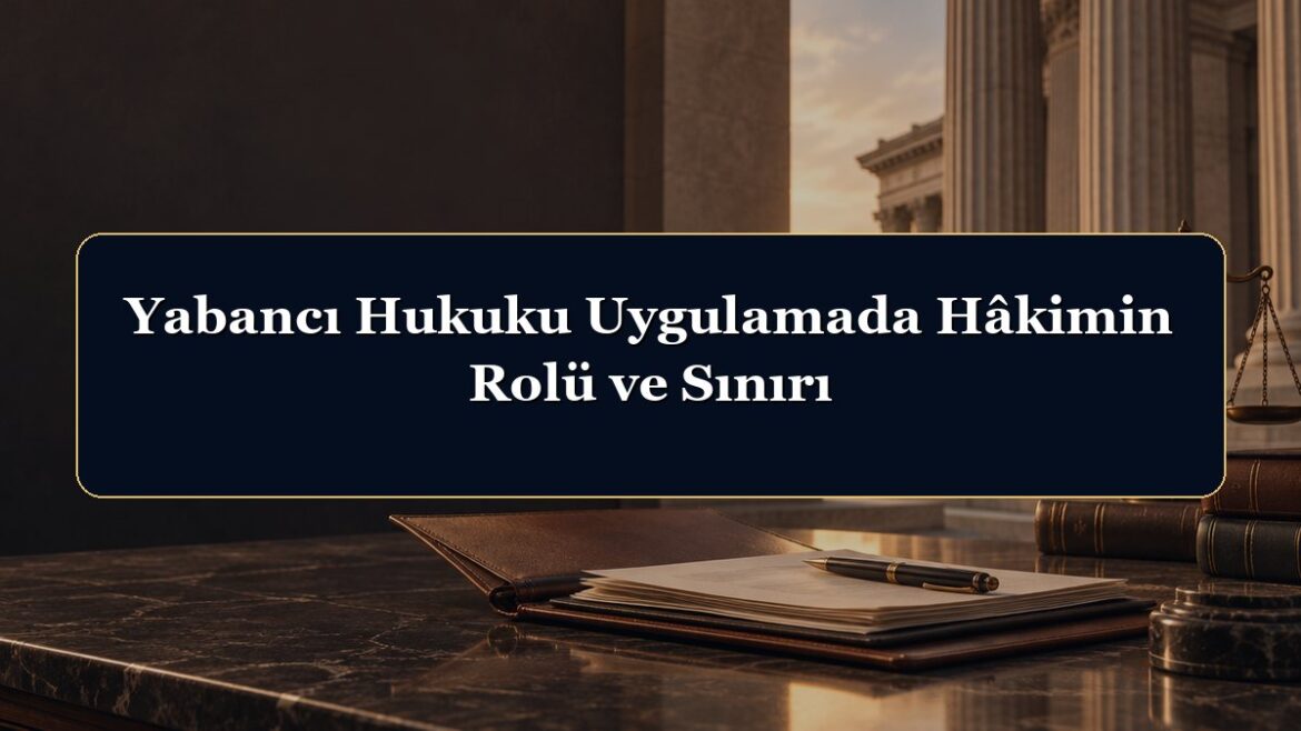 Yabancı Hukuku Uygulamada Hâkimin Rolü ve Sınırı