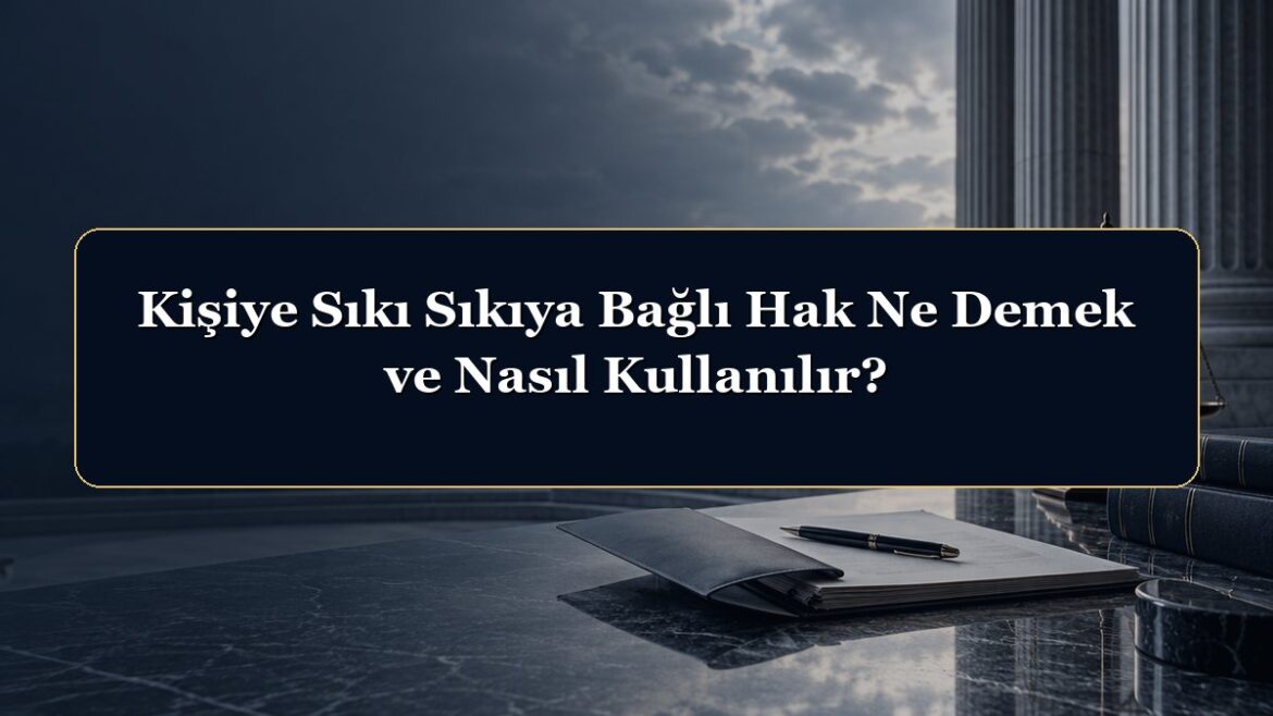 Kişiye Sıkı Sıkıya Bağlı Hak Ne Demek ve Nasıl Kullanılır?