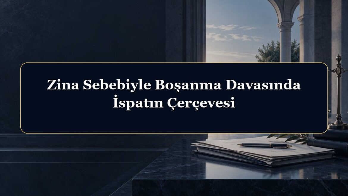 Zina Sebebiyle Boşanma Davasında İspatın Çerçevesi