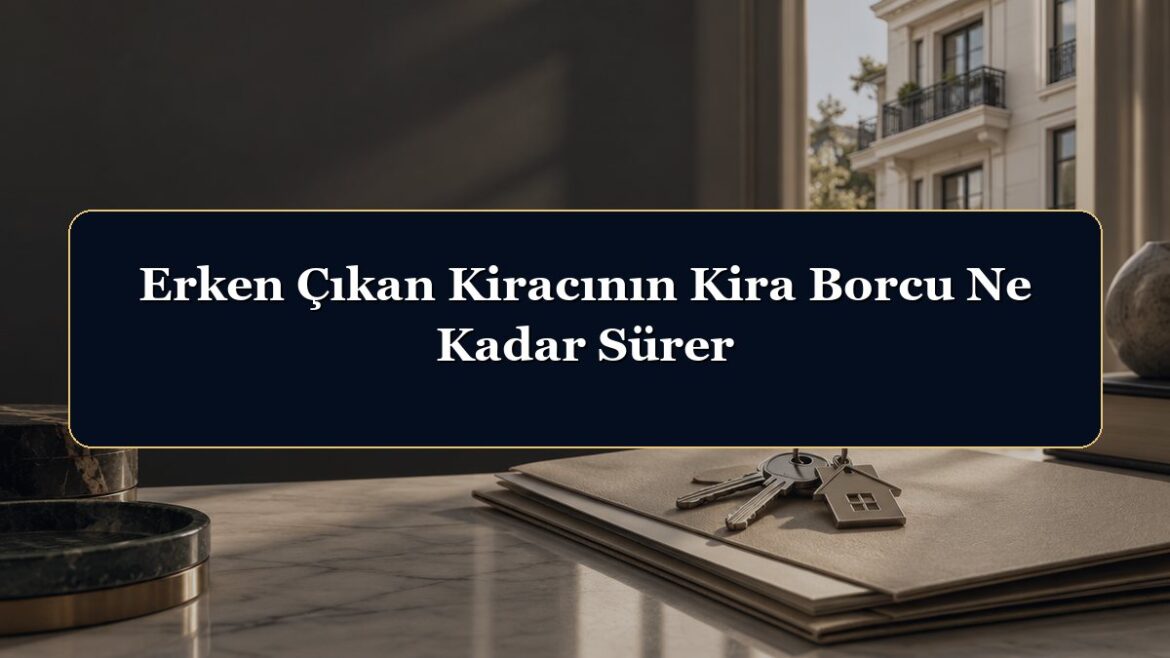 Erken Çıkan Kiracının Kira Borcu Ne Kadar Sürer