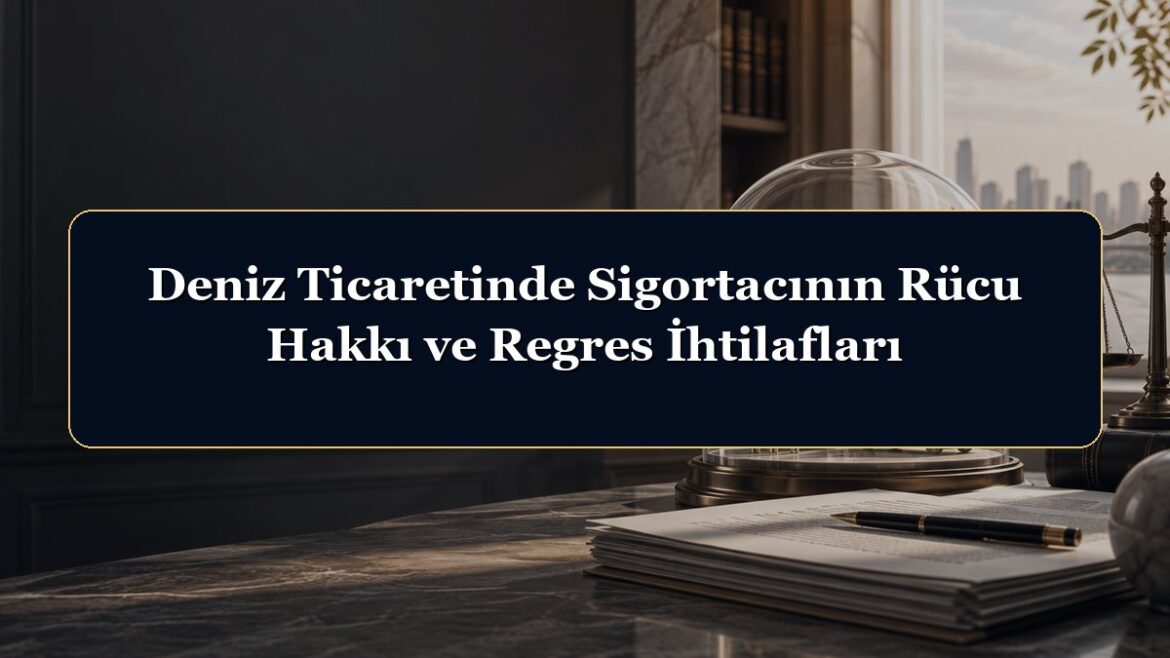 Deniz Ticaretinde Sigortacının Rücu Hakkı ve Regres İhtilafları