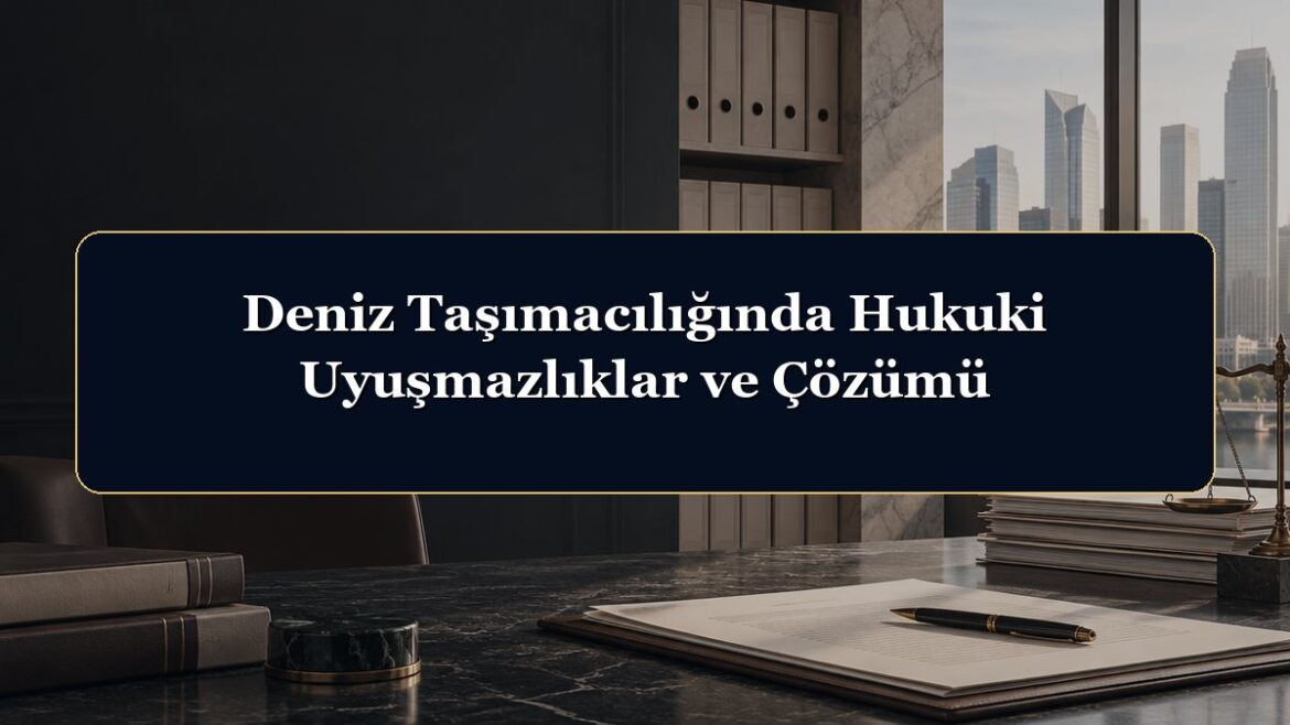 Deniz Taşımacılığında Hukuki Uyuşmazlıklar ve Çözümü