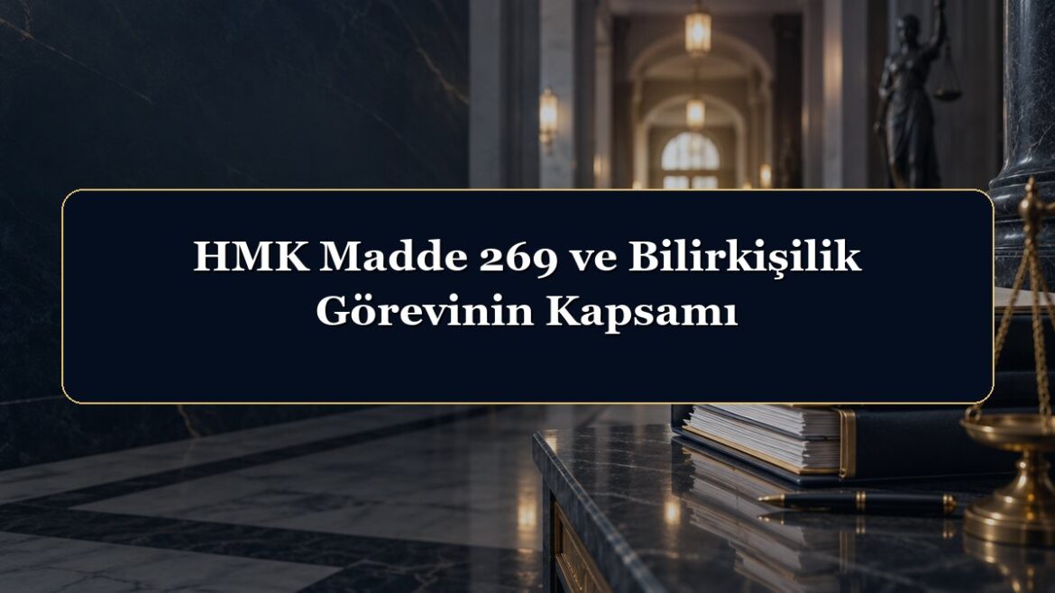 HMK Madde 269 ve Bilirkişilik Görevinin Kapsamı