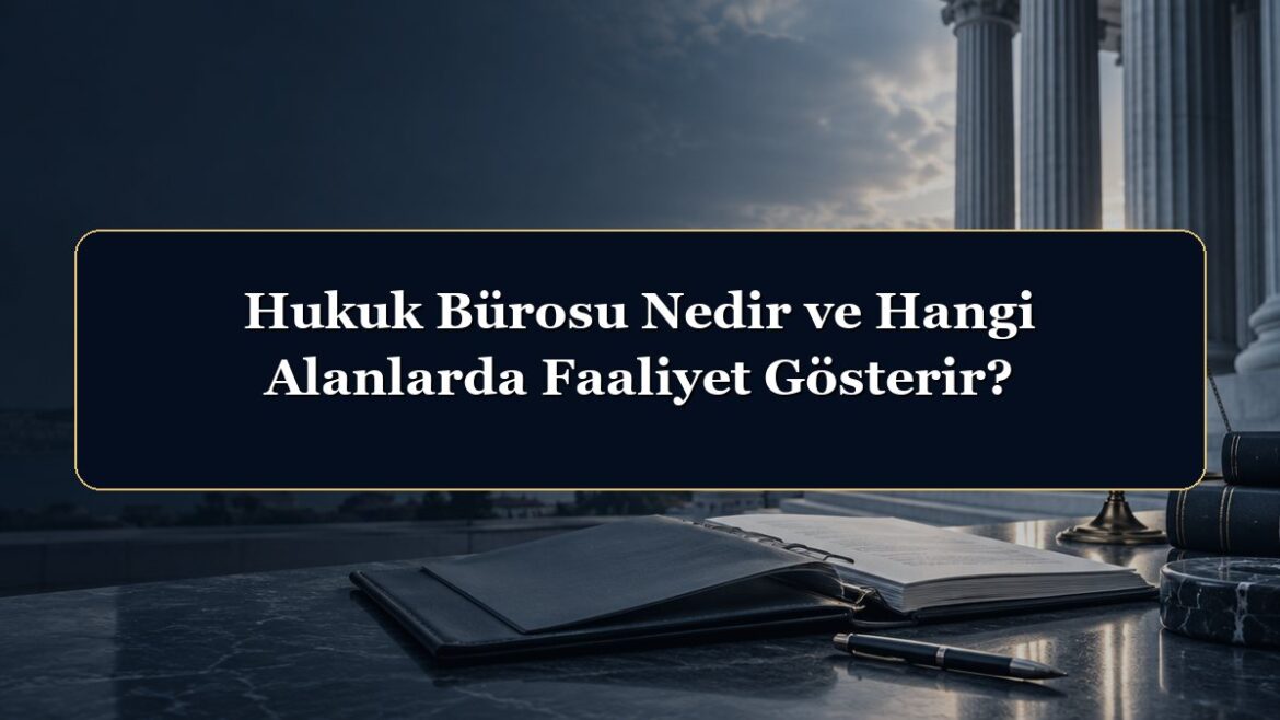 Hukuk Bürosu Nedir ve Hangi Alanlarda Faaliyet Gösterir?