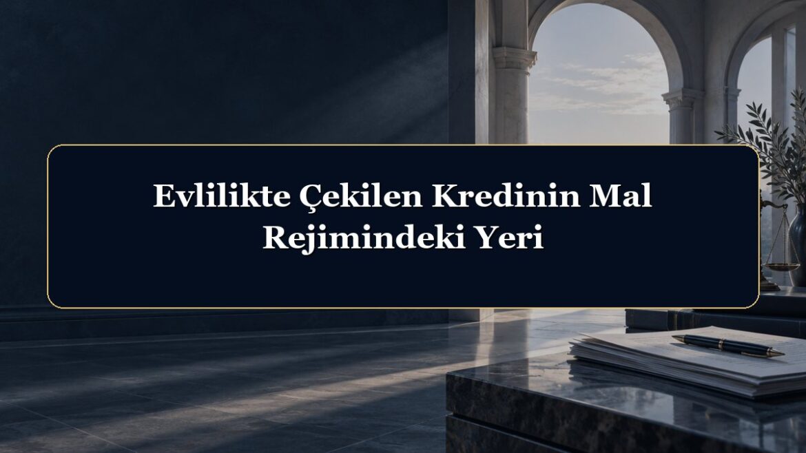 Evlilikte Çekilen Kredinin Mal Rejimindeki Yeri