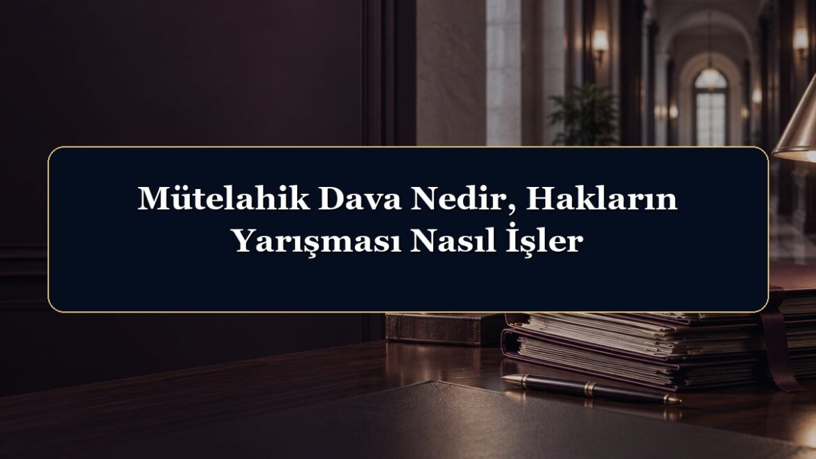 Mütelahik Dava Nedir, Hakların Yarışması Nasıl İşler