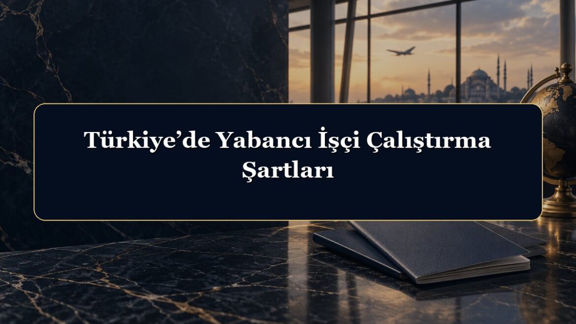 Türkiye’de Yabancı İşçi Çalıştırma Şartları