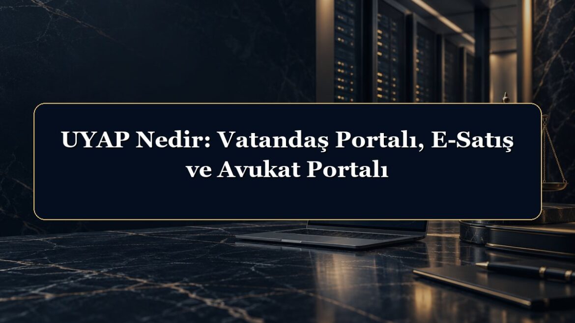 UYAP Nedir: Vatandaş Portalı, E-Satış ve Avukat Portalı