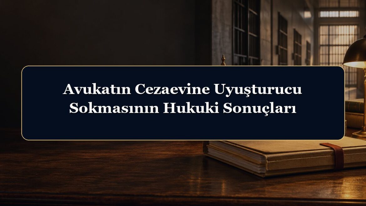 Avukatın Cezaevine Uyuşturucu Sokmasının Hukuki Sonuçları
