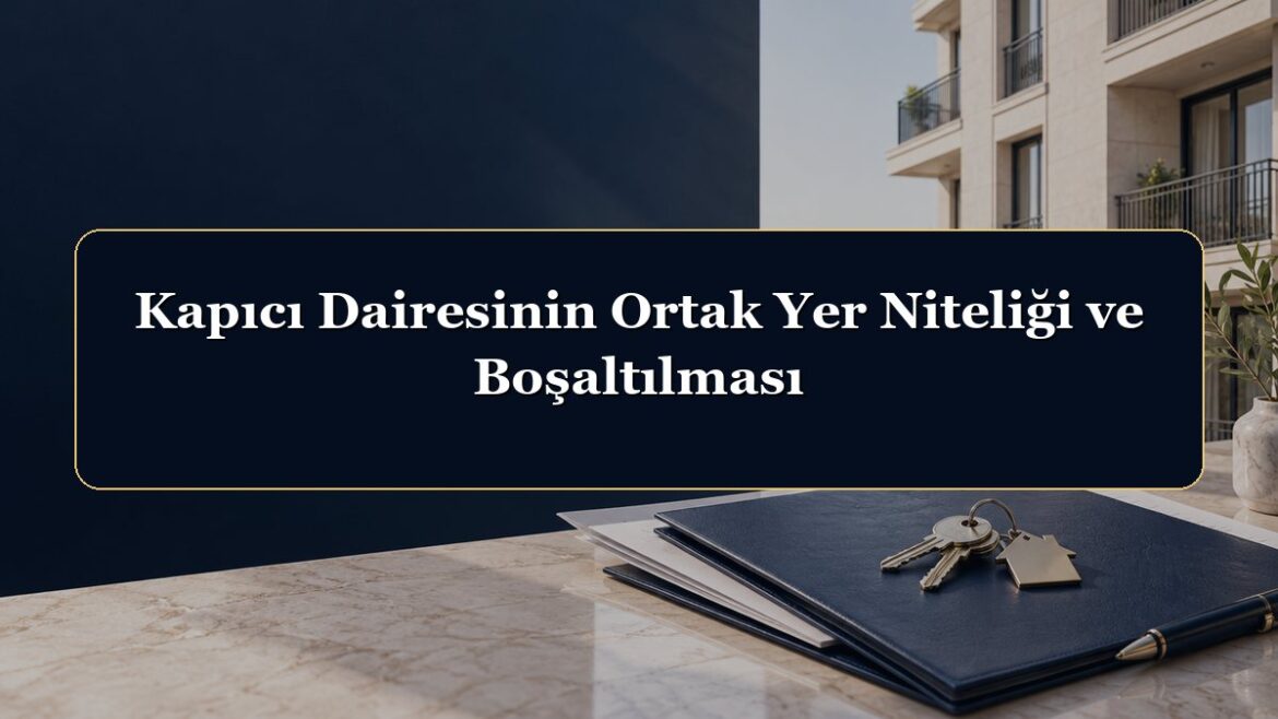 Kapıcı Dairesinin Ortak Yer Niteliği ve Boşaltılması
