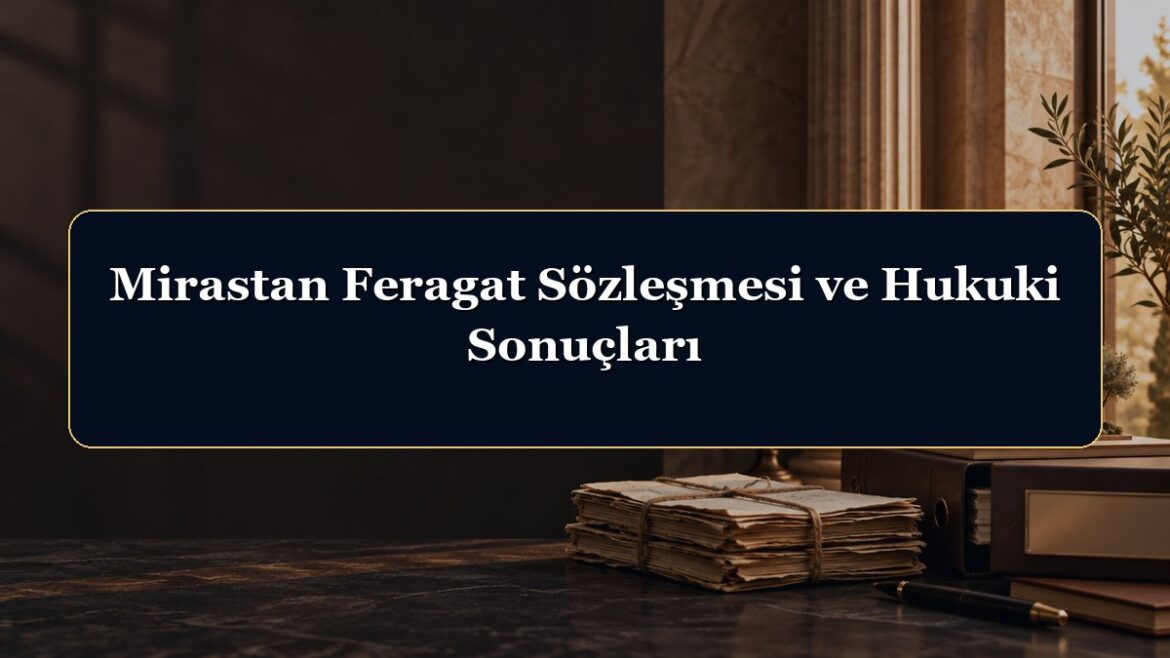 Mirastan Feragat Sözleşmesi ve Hukuki Sonuçları
