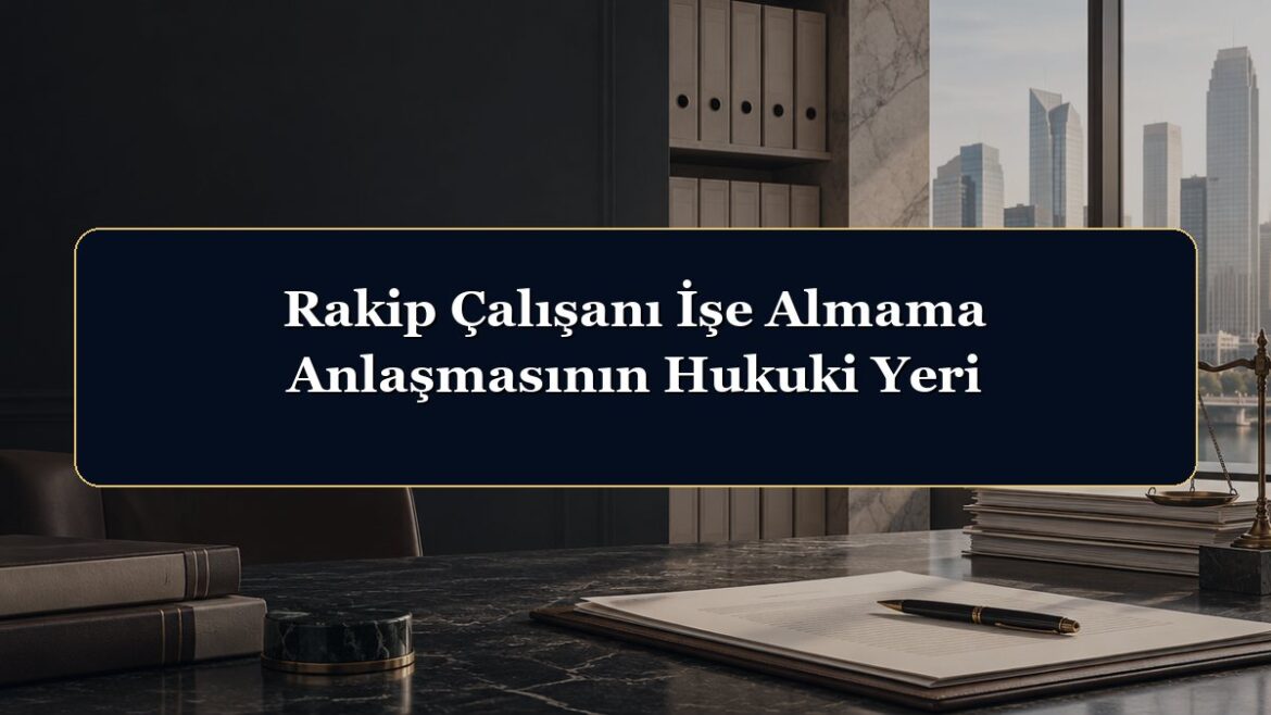 Rakip Çalışanı İşe Almama Anlaşmasının Hukuki Yeri