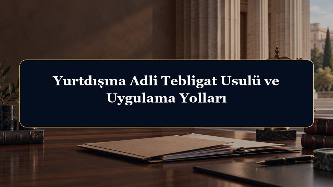 Yurtdışına Adli Tebligat Usulü ve Uygulama Yolları