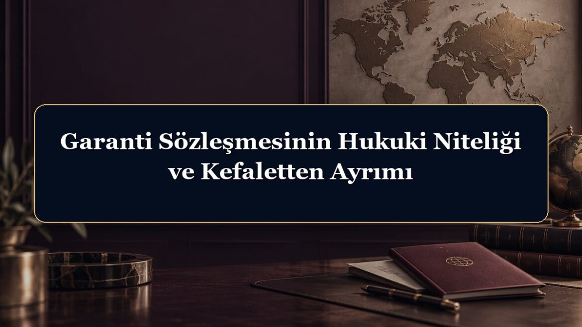 Garanti Sözleşmesinin Hukuki Niteliği ve Kefaletten Ayrımı