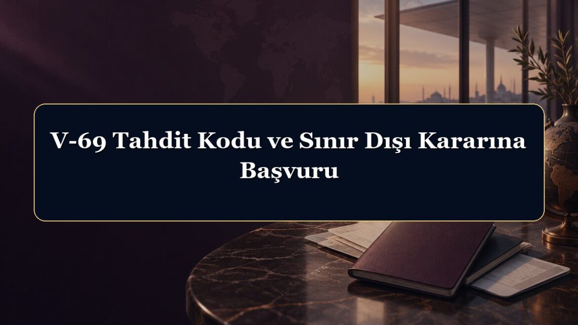 V-69 Tahdit Kodu ve Sınır Dışı Kararına Başvuru