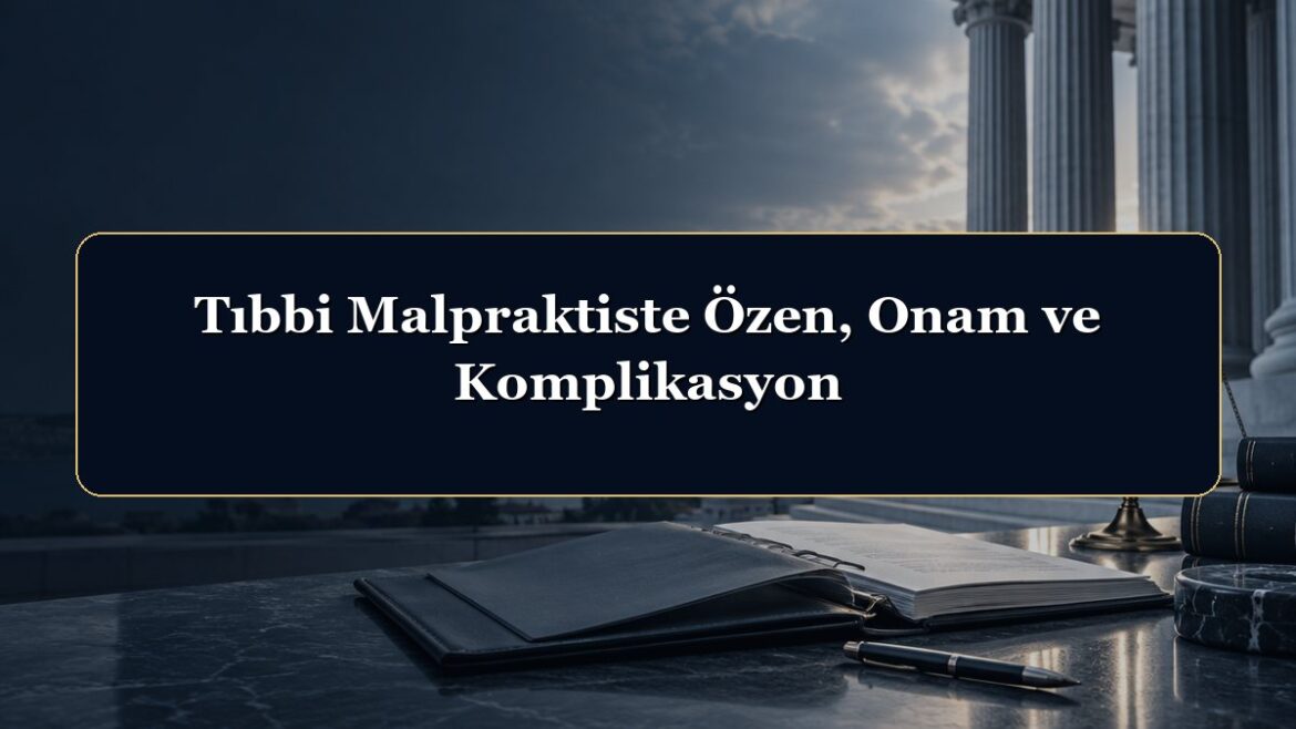 Tıbbi Malpraktiste Özen, Onam ve Komplikasyon