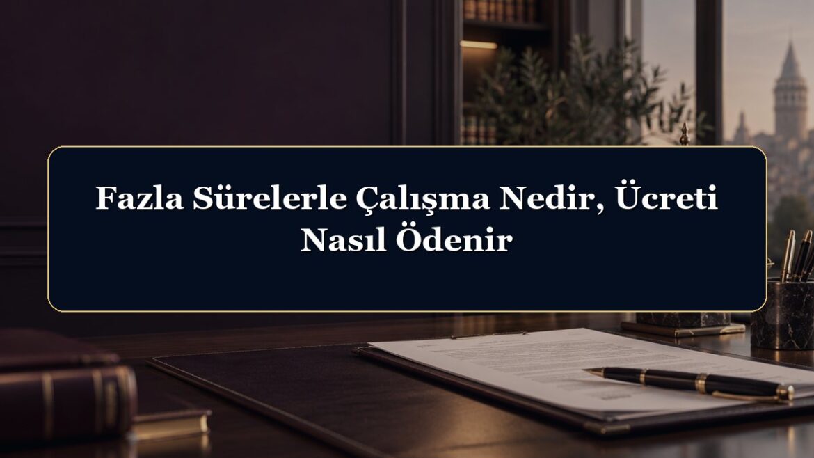 Fazla Sürelerle Çalışma Nedir, Ücreti Nasıl Ödenir