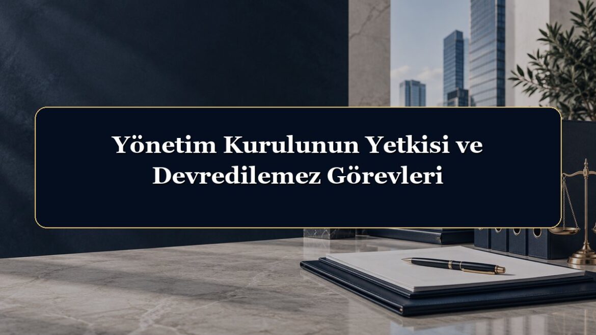 Yönetim Kurulunun Yetkisi ve Devredilemez Görevleri