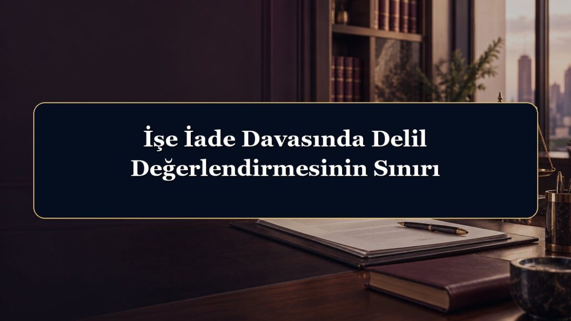İşe İade Davasında Delil Değerlendirmesinin Sınırı