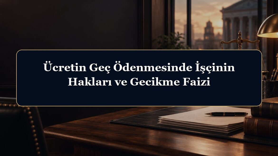 Ücretin Geç Ödenmesinde İşçinin Hakları ve Gecikme Faizi