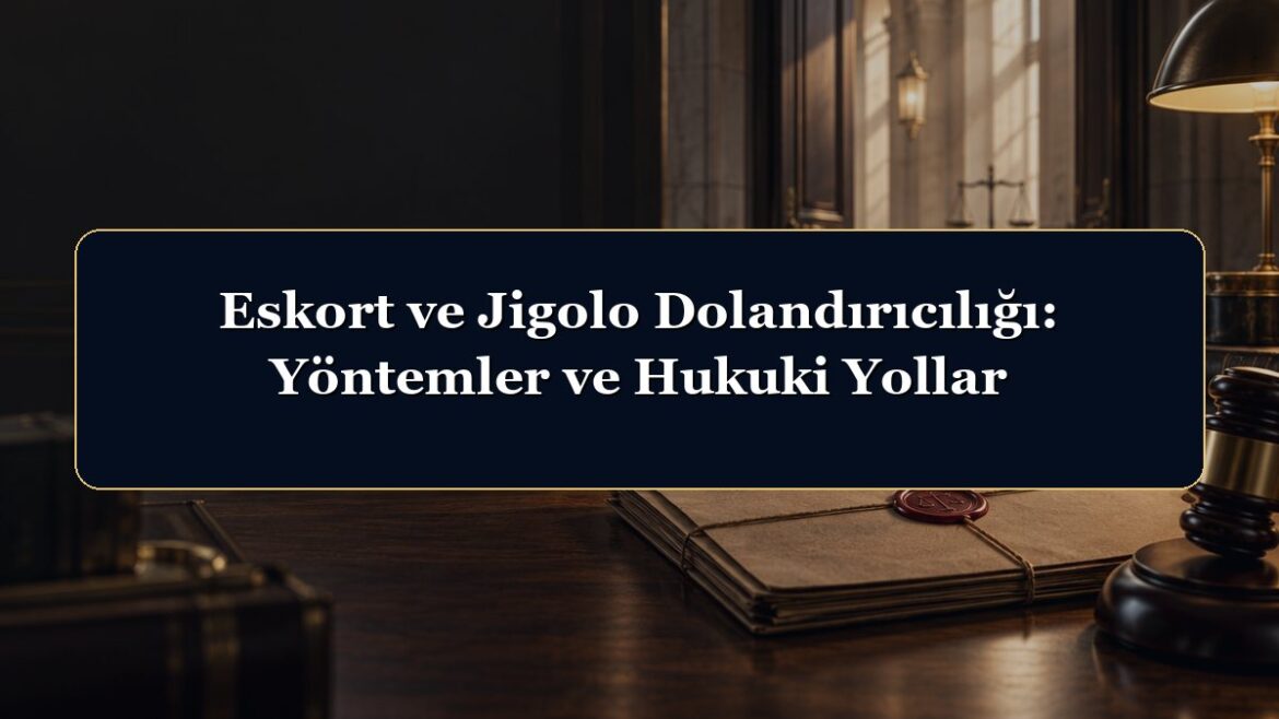 Eskort ve Jigolo Dolandırıcılığı: Yöntemler ve Hukuki Yollar