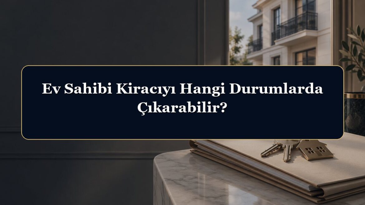 Ev Sahibi Kiracıyı Hangi Durumlarda Çıkarabilir?