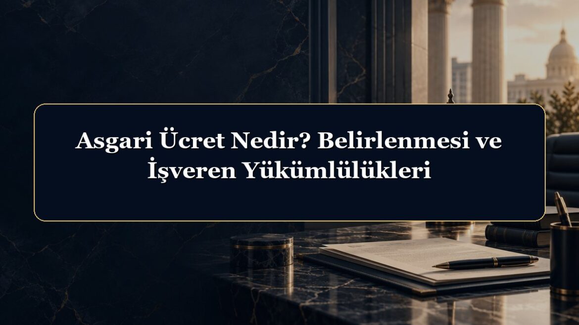 Asgari Ücret Nedir? Belirlenmesi ve İşveren Yükümlülükleri
