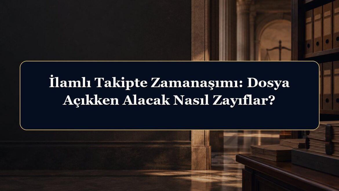 İlamlı Takipte Zamanaşımı: Dosya Açıkken Alacak Nasıl Zayıflar?