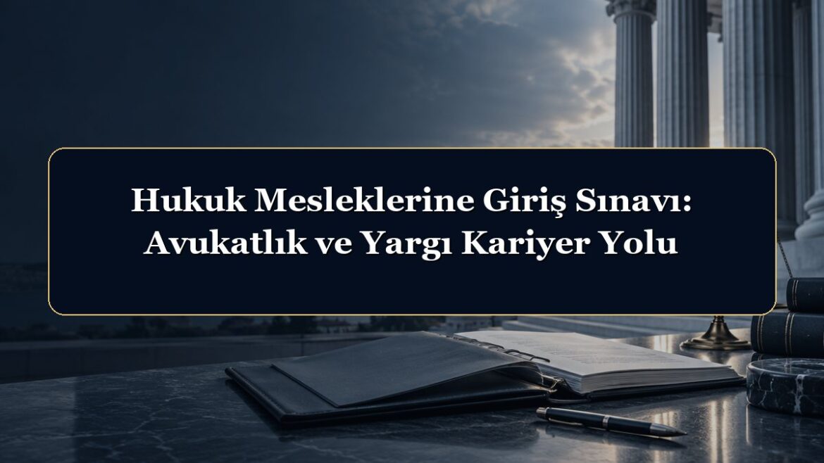 Hukuk Mesleklerine Giriş Sınavı: Avukatlık ve Yargı Kariyer Yolu