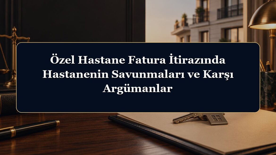 Özel Hastane Fatura İtirazında Hastanenin Savunmaları ve Karşı Argümanlar