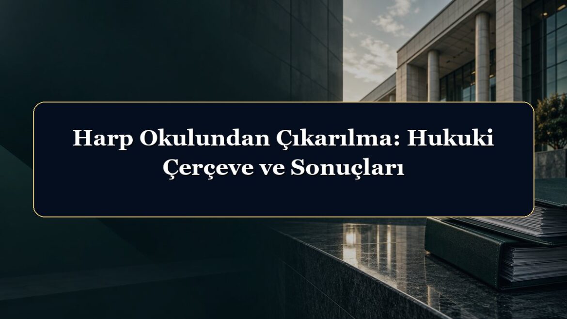 Harp Okulundan Çıkarılma: Hukuki Çerçeve ve Sonuçları