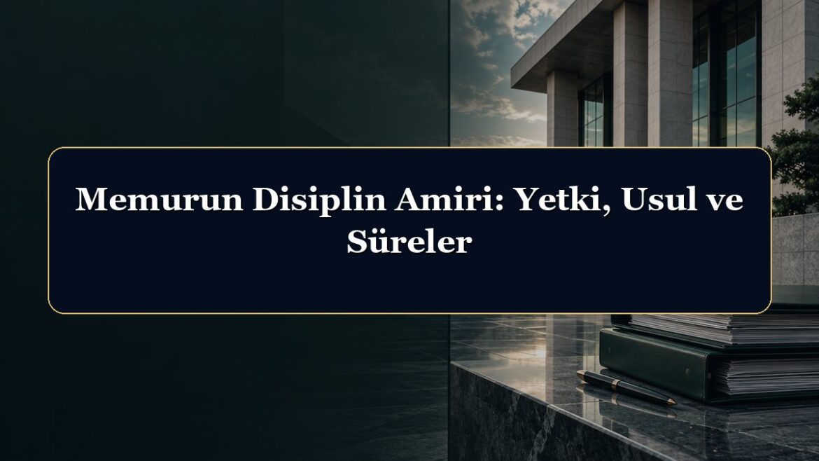 Memurun Disiplin Amiri: Yetki, Usul ve Süreler