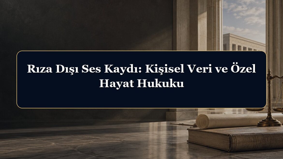 Rıza Dışı Ses Kaydı: Kişisel Veri ve Özel Hayat Hukuku