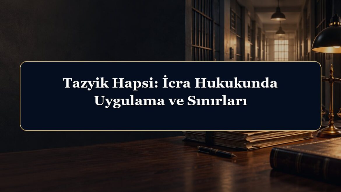 Tazyik Hapsi: İcra Hukukunda Uygulama ve Sınırları