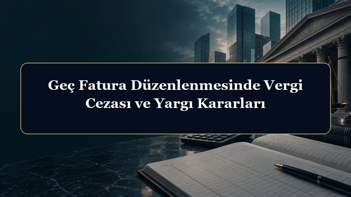 Geç Fatura Düzenlenmesinde Vergi Cezası ve Yargı Kararları