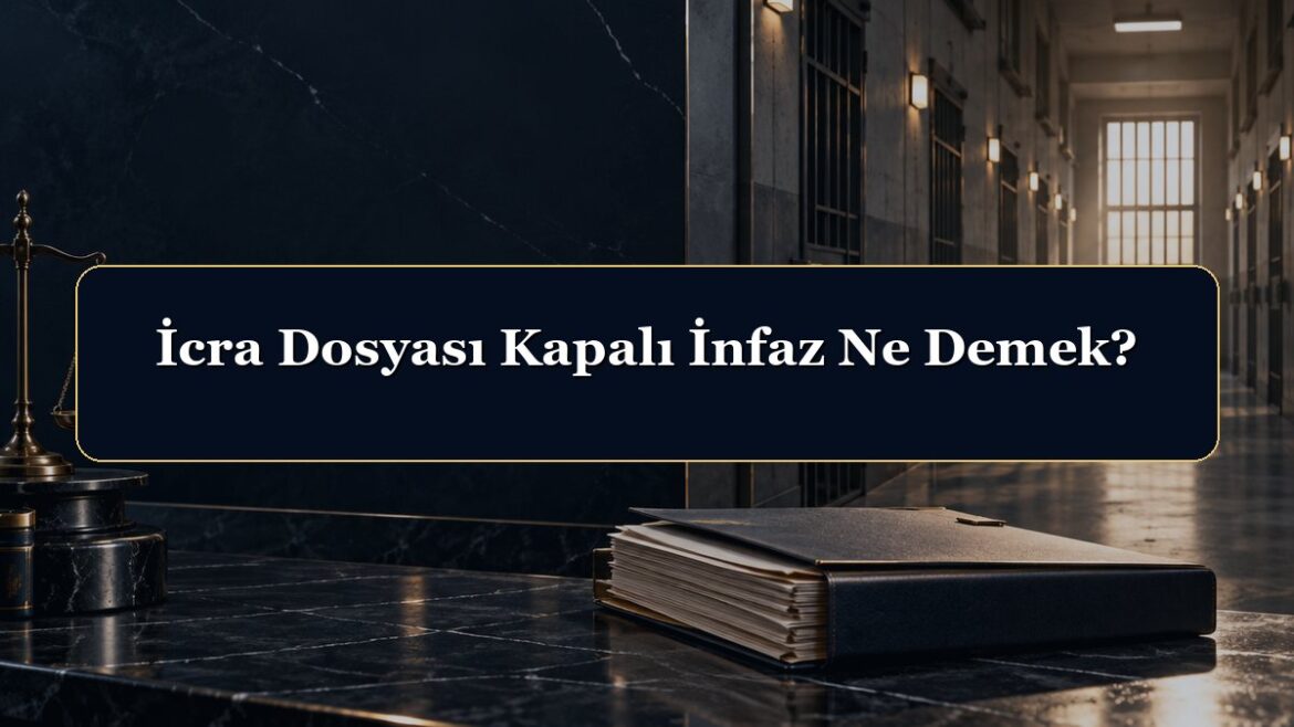 İcra Dosyası Kapalı İnfaz Ne Demek?