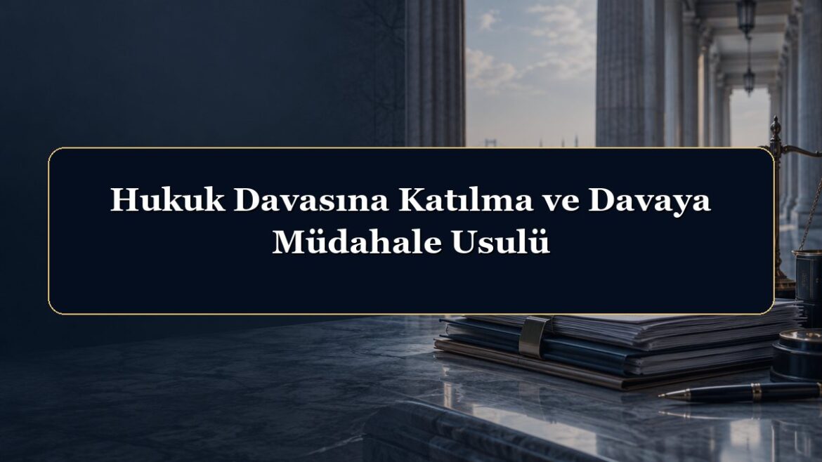 Hukuk Davasına Katılma ve Davaya Müdahale Usulü