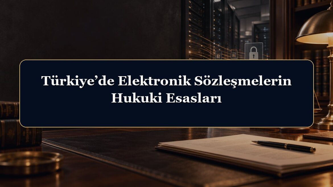Türkiye’de Elektronik Sözleşmelerin Hukuki Esasları
