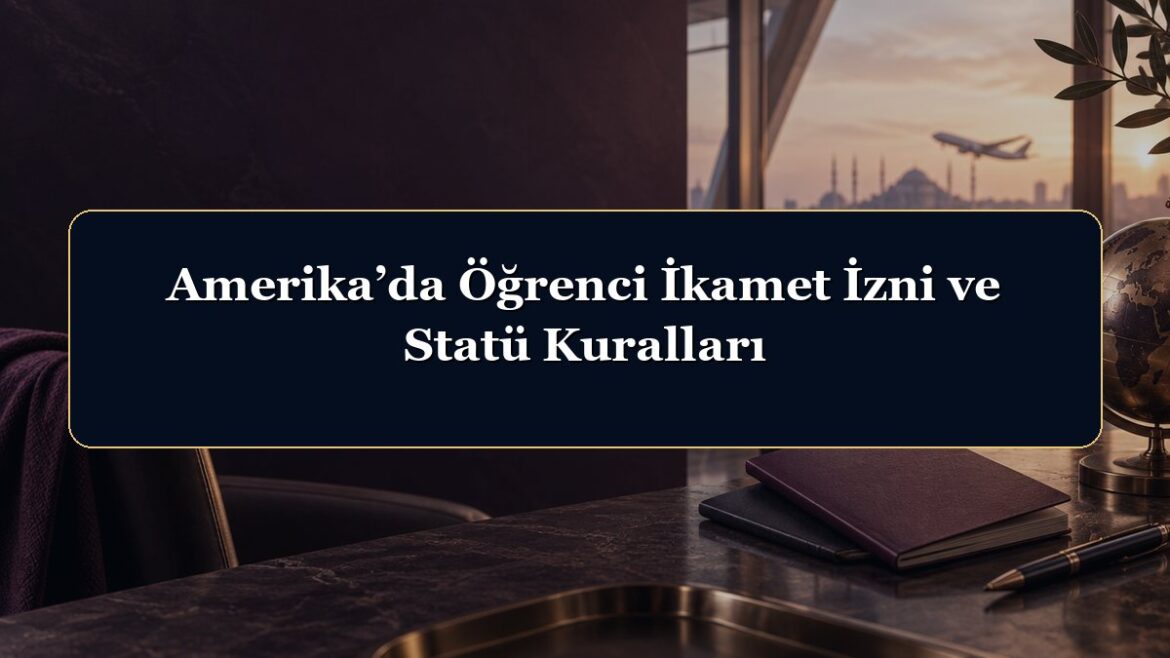 Amerika’da Öğrenci İkamet İzni ve Statü Kuralları