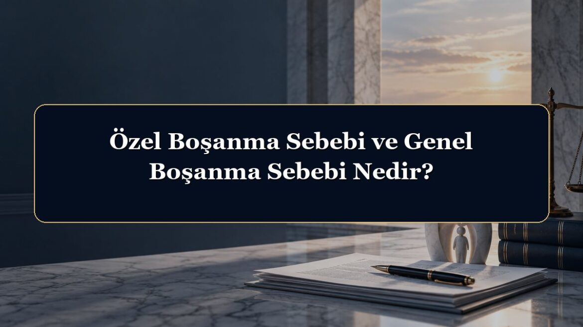 Özel Boşanma Sebebi ve Genel Boşanma Sebebi Nedir?