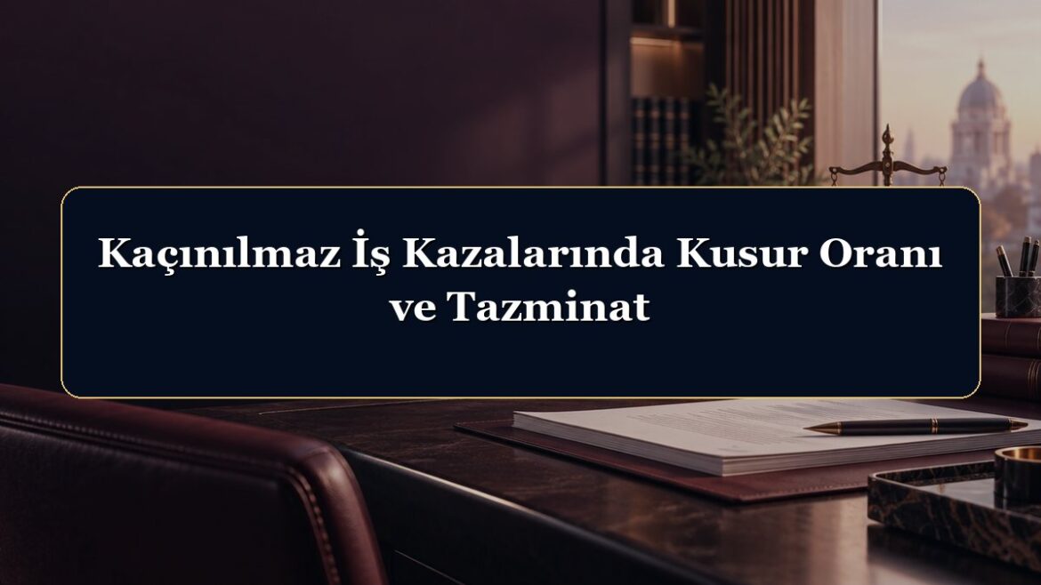Kaçınılmaz İş Kazalarında Kusur Oranı ve Tazminat