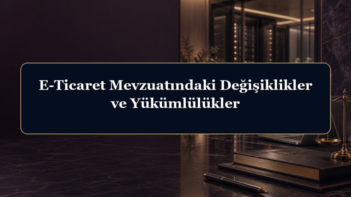 E-Ticaret Mevzuatındaki Değişiklikler ve Yükümlülükler