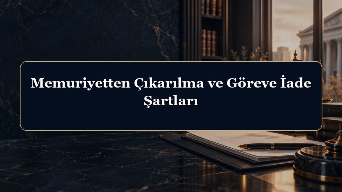 Memuriyetten Çıkarılma ve Göreve İade Şartları